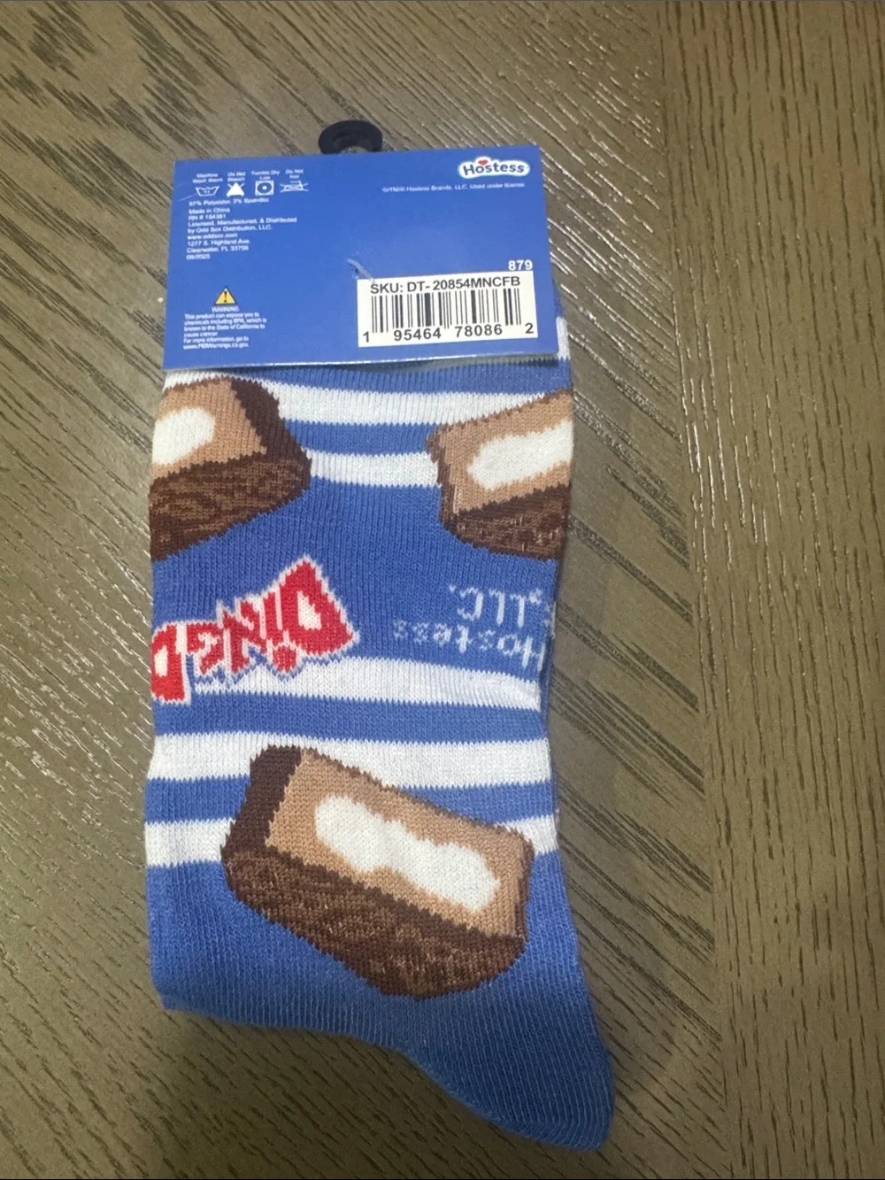 Dingdong’s  Blue Crew Socks for Men Fitz men’s shoe size 6 through 12